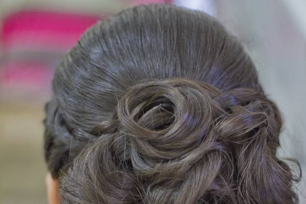 Pormenor do penteado