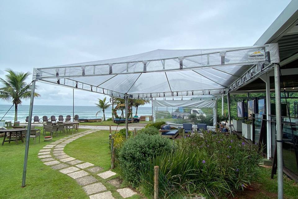 Tenda piramidal 5x5 cristal
