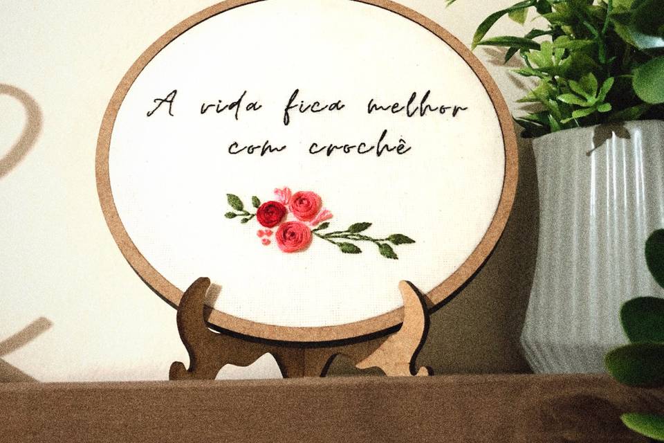 Bordado Frase