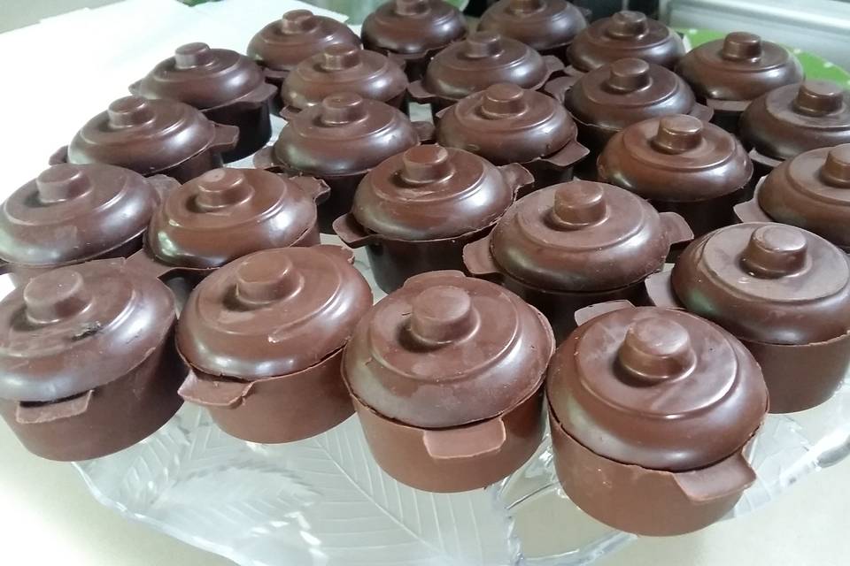 Panelinhas de chocolate