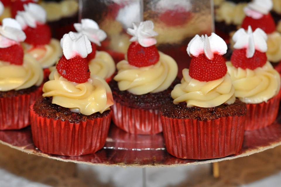 Cupcake Frutas Vermelhas