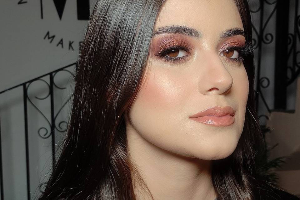 Madrinha com Smokey eyes