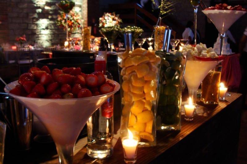 Casamento em ambiente a velas