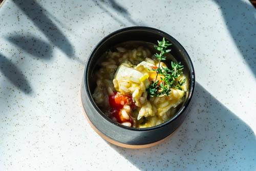 Mini risoto do mar