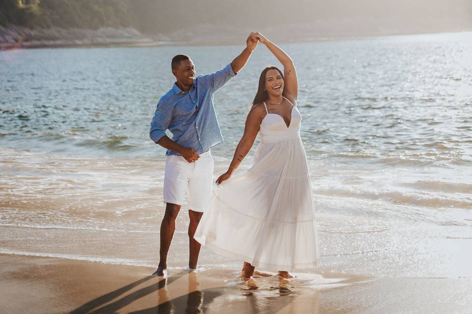 Ensaio casal Praia Vermelha Rj