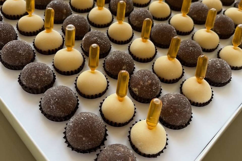 Doces com calda
