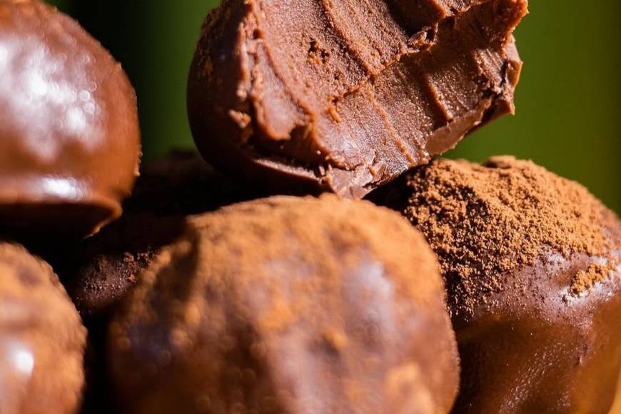 Trufa de café e chocolate belg