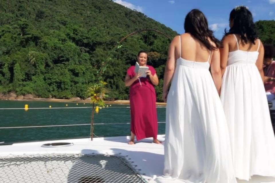 Casamento em alto mar