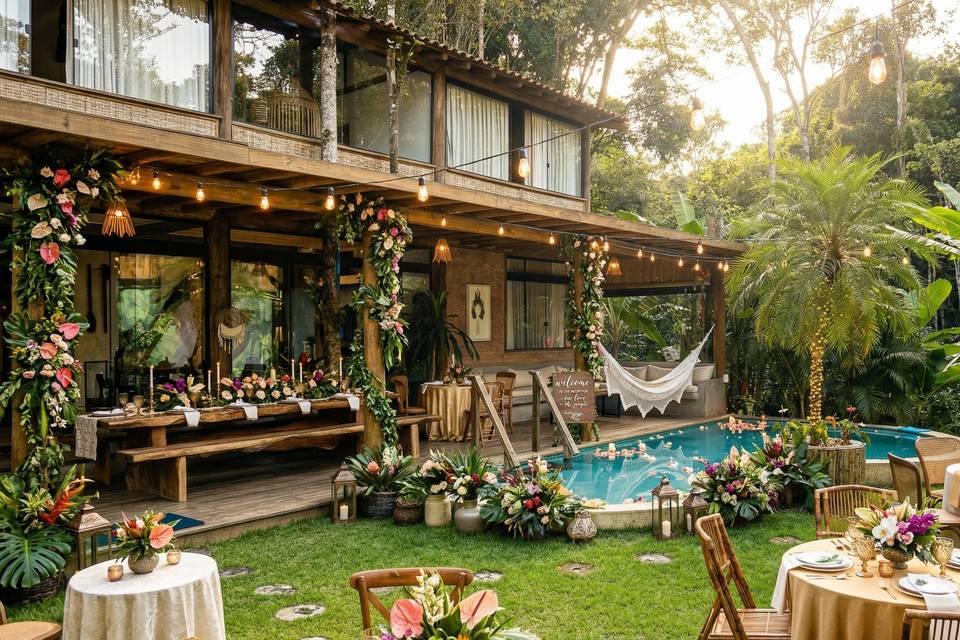 Piscina Jardim Decoração 02