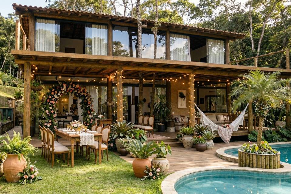 Casa e jardim decorado 02