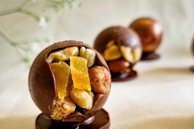 Esfera rústica, close