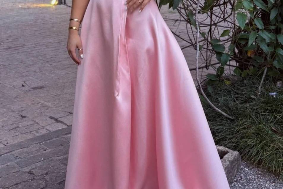 Vestido rosa