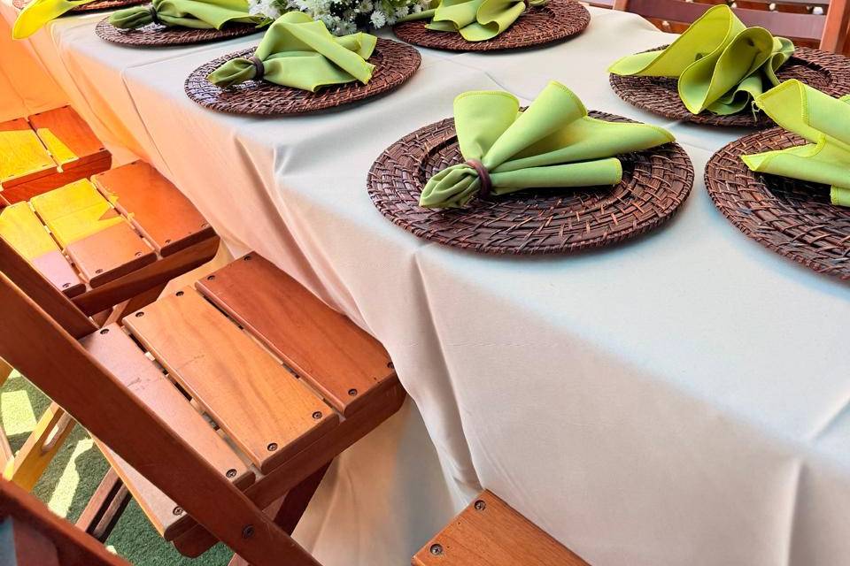 Mesa dos convidados
