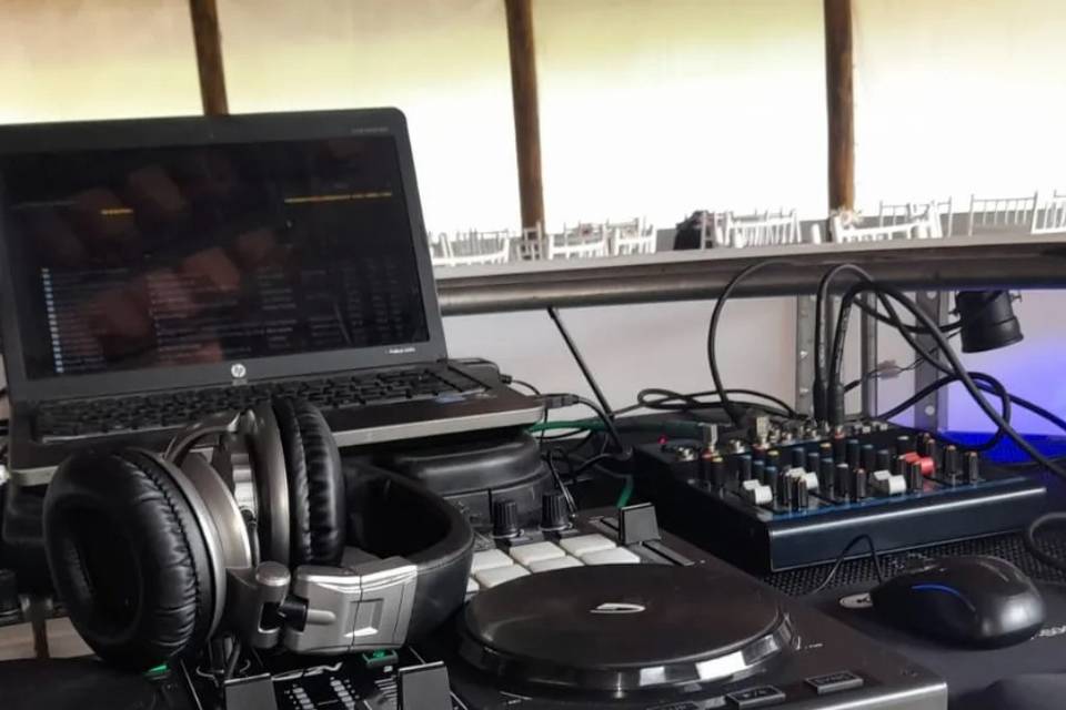 Equipamento do dj