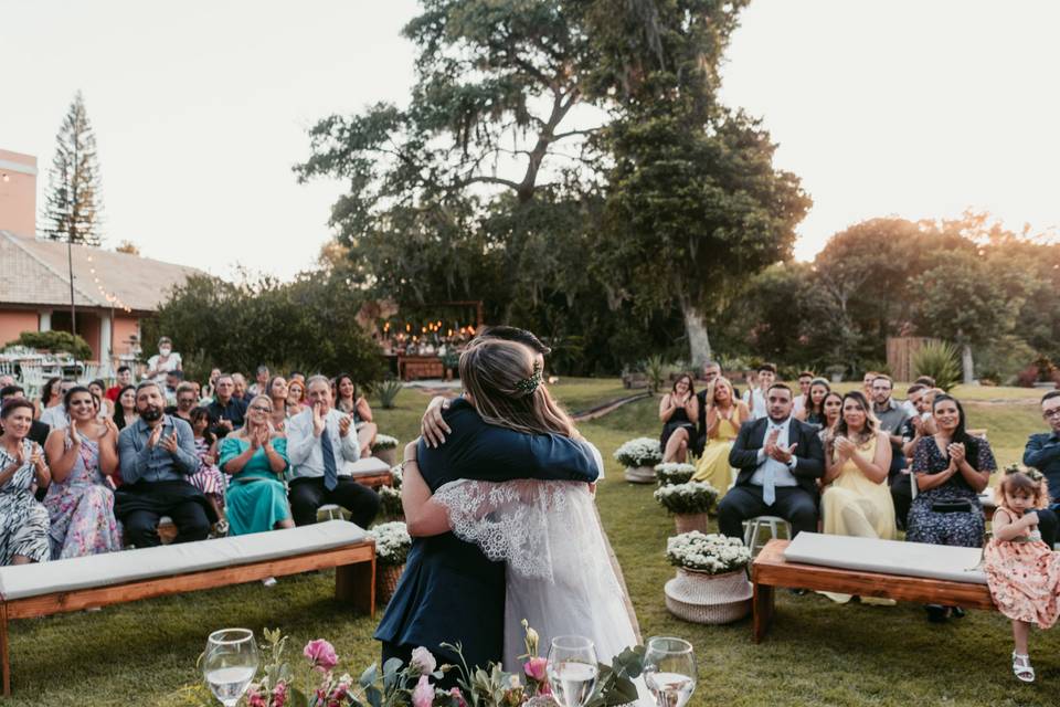 Casamento ao ar livre