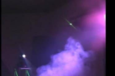 Led roxo e fumça