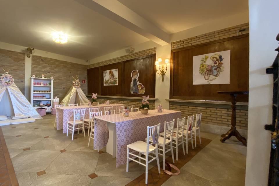 Sala para festa infantil