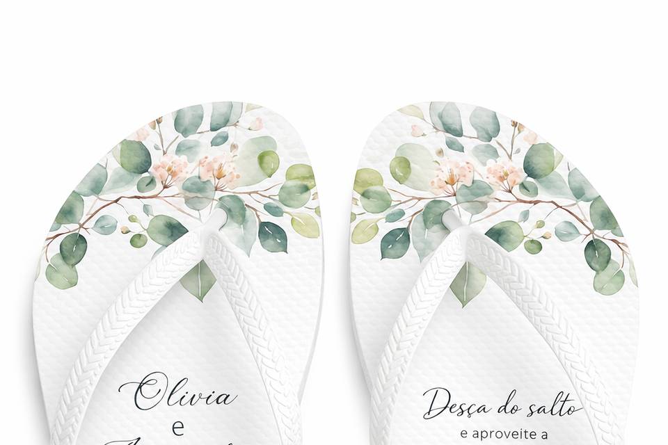 Chinelo casamento