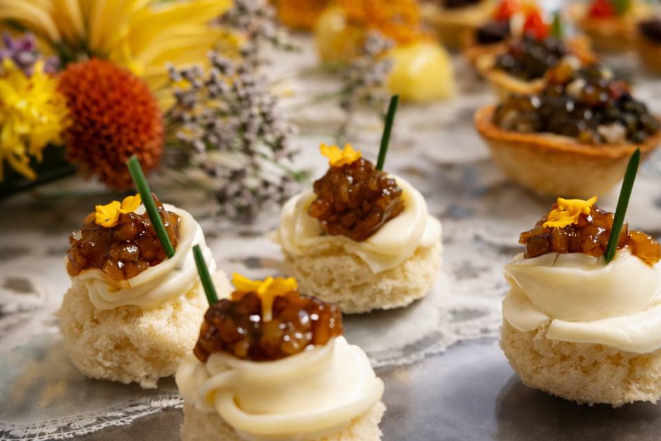 Acompanhamento da degustacao