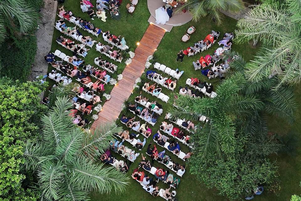 Filmagem com drone