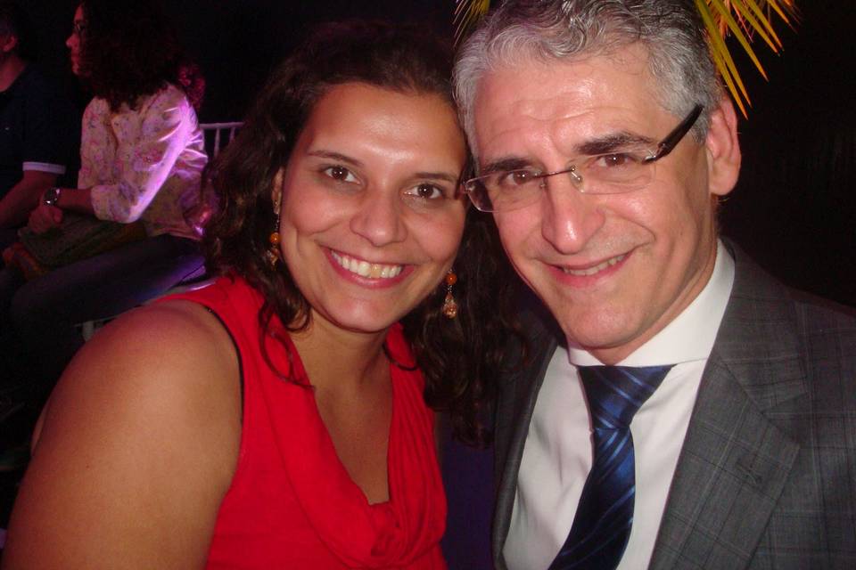 Com Roberto Cohen.