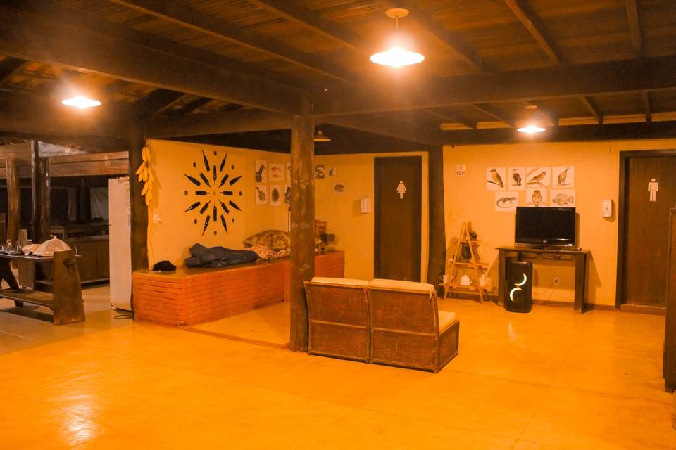 Interior salão multiuso