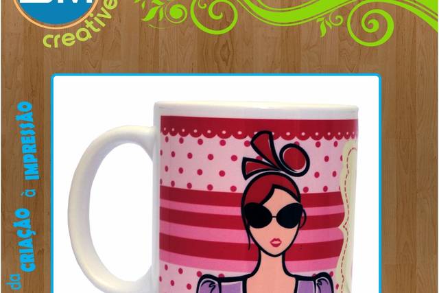 Caneca porcelana
