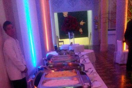 Mesa do buffet