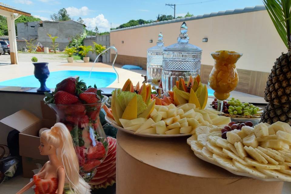 Mesa de frutas