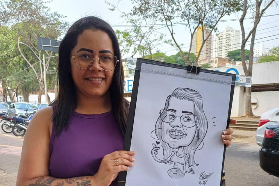 Caricaturas ao vivo