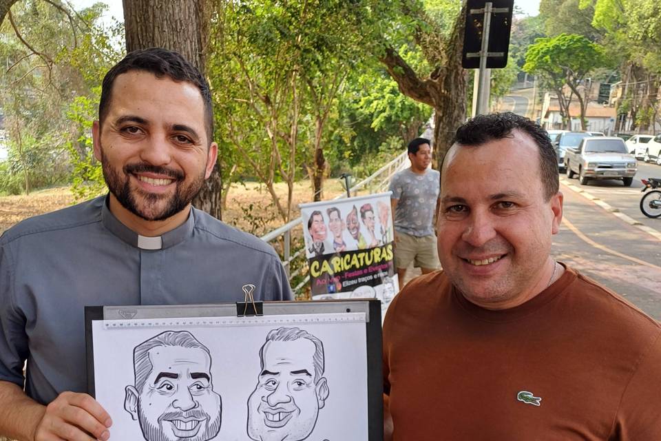 Caricaturas ao vivo