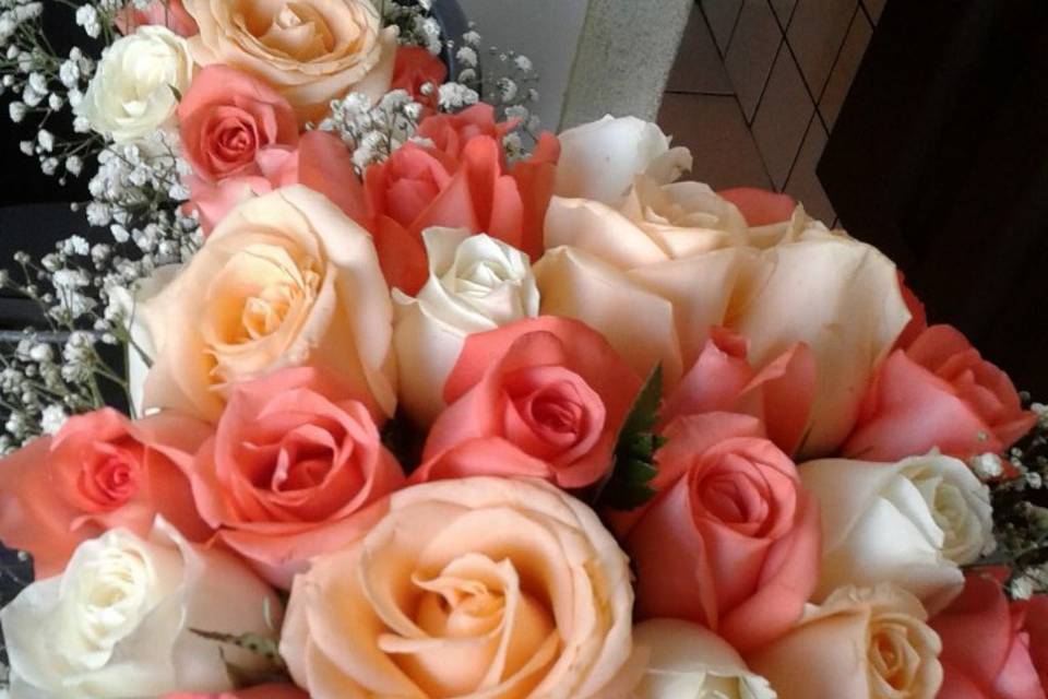 Bouquet 3 tons de rosas