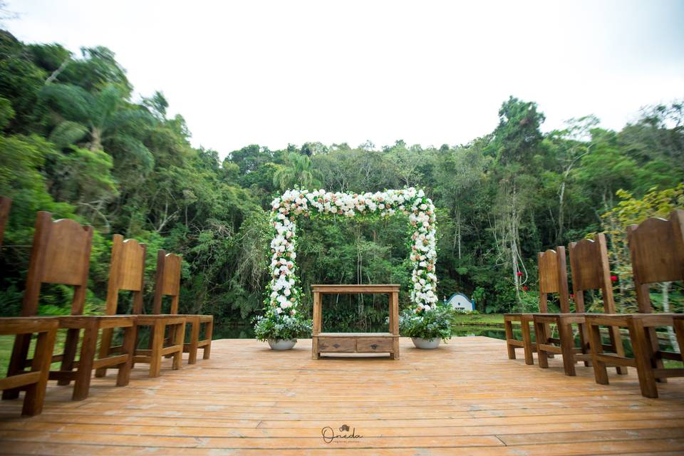 Deck para cerimônia