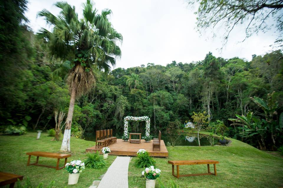 Área para cerimônia