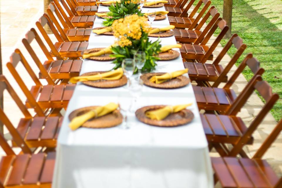 Mesa para convidados