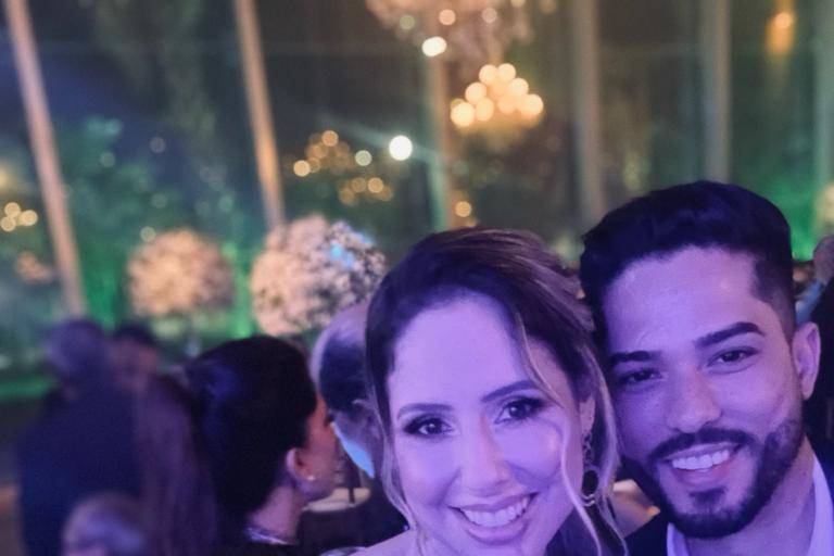 Casados na festa.