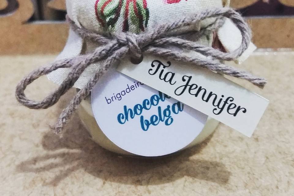 Brigadeiro Gourmet no vidrinho