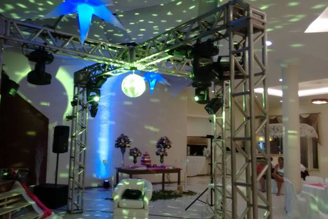 Som, luz, grid