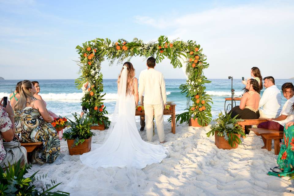 Casar pé na areia