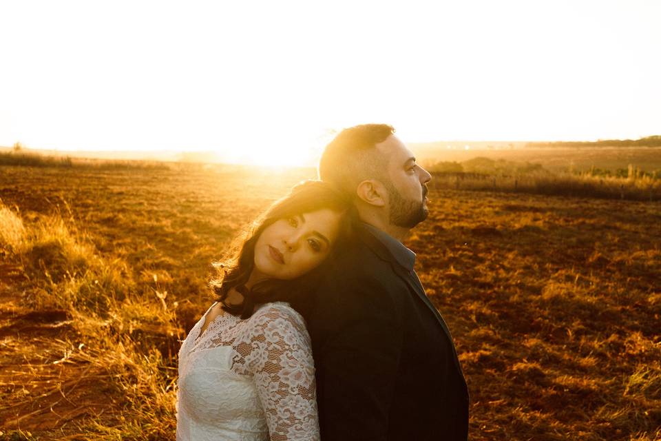 Pré-Wedding no pôr-do-sol