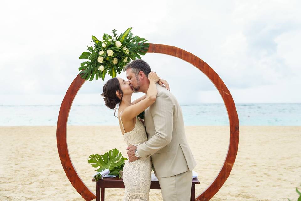 O beijo do casal