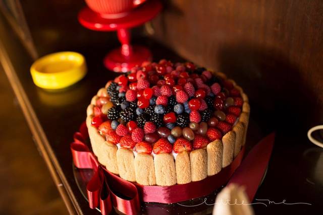 Charlotte de frutas vermelhas