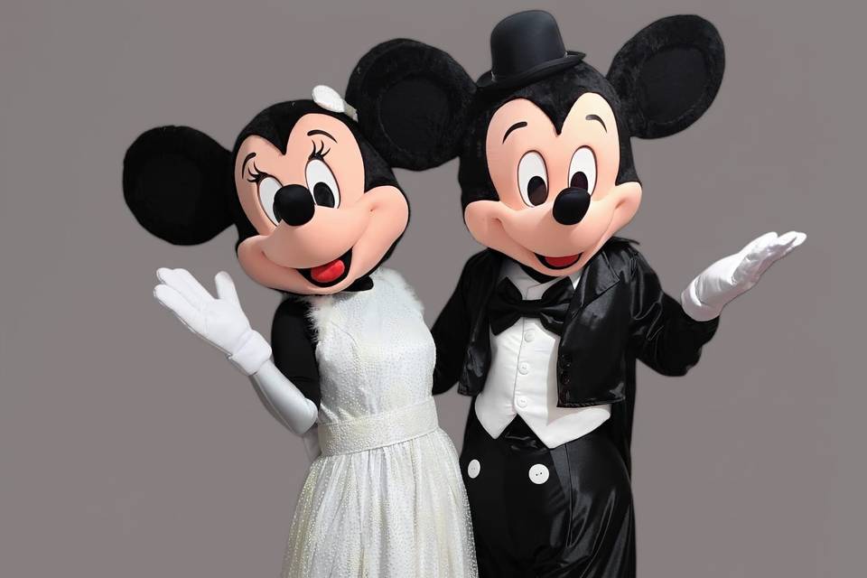 Casal Mickey e Minnie