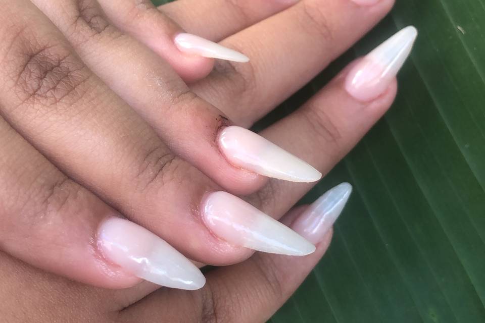 Unhas fibra de gel