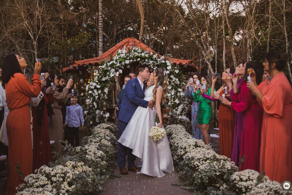 Saida casamento Emily e Lucas