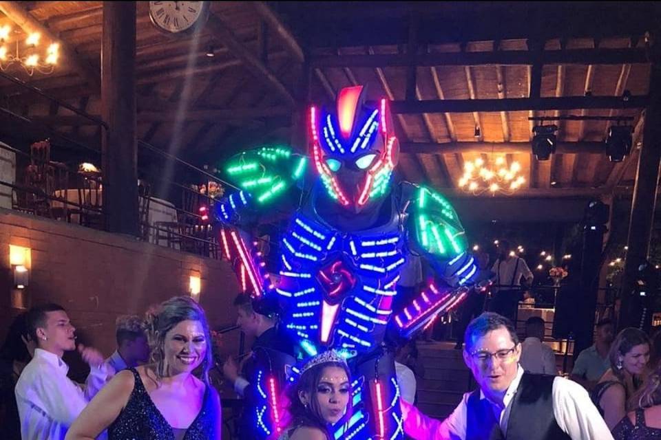 Debuntante fotos com a galera