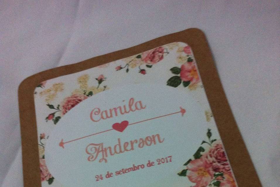 Leque para Casamento