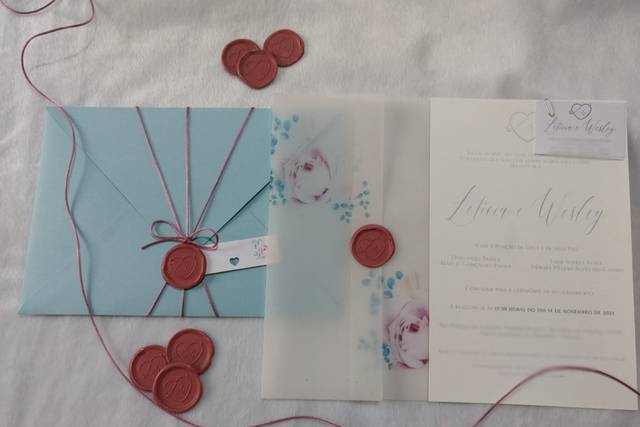 Convite para casamento