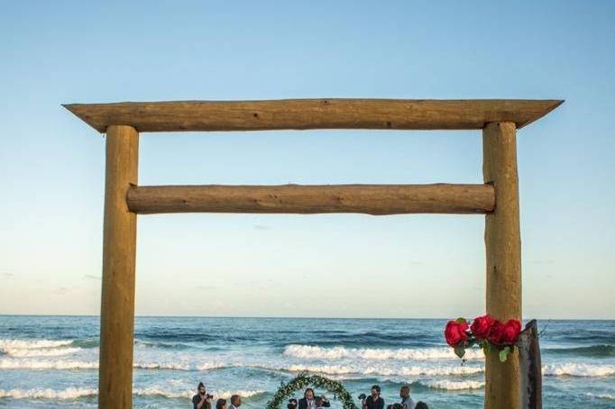 Casamento praia da reserva