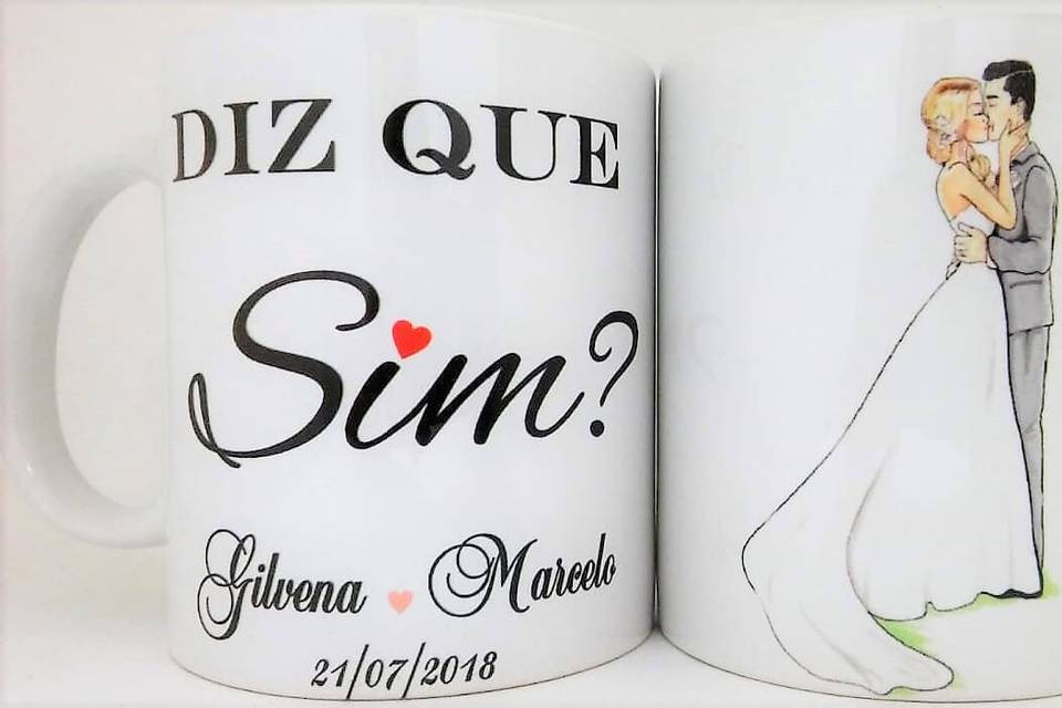 Caneca Personalizada Casamento